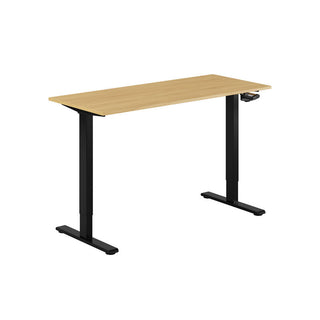 Up & Down Eco skrivbord - Svarta ben