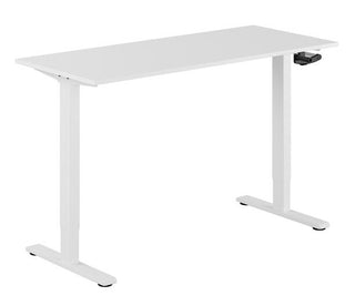 Up & Down Eco skrivbord - Vita ben