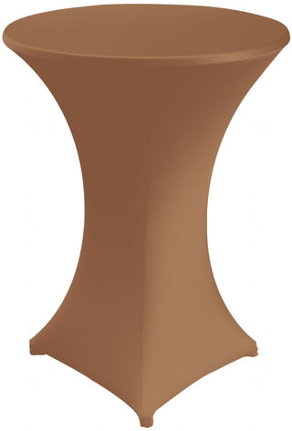 Ståbordsöverdrag / Ståbordsstrumpa - Ljusbrun