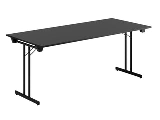 Konferensbord Dinner Style-Svarta ben