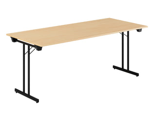 Konferensbord Dinner Style-Svarta ben