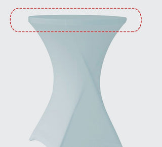 Stretchtopp ståbord